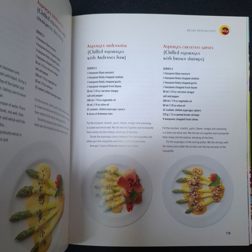 Belgo Cookbook like new, English cookbook