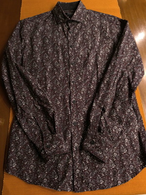 Manetti men's shirt No 40 slim line like new, multicolor