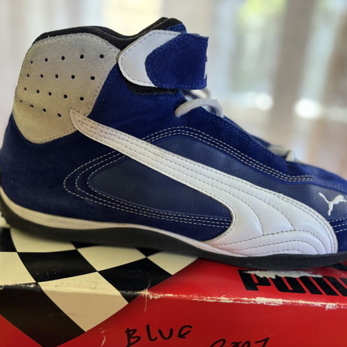 Puma Grit Cat Co Vintage Motorsport Boots, EU 46, Blue
