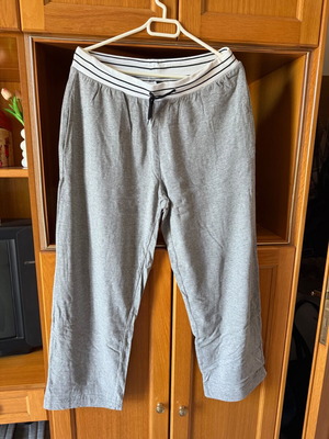 Men's gray tracksuit with elastic waist new, size L