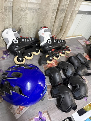 Inline Roller Skates Soft Fit like new, sizes 33-36