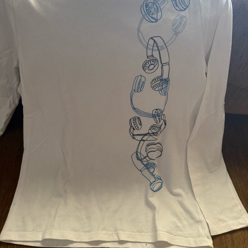 Gap boys' blouses like new, long-sleeve, black and white