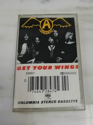 Aerosmith Get Your Wings 1974 cassette tape