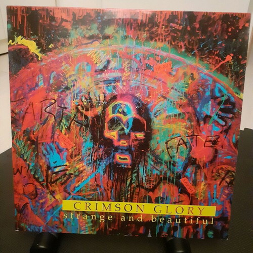 Crimson Glory Strange And Beautiful vinyl LP album 1991 used metal
