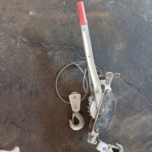 Hand Operated Winch used