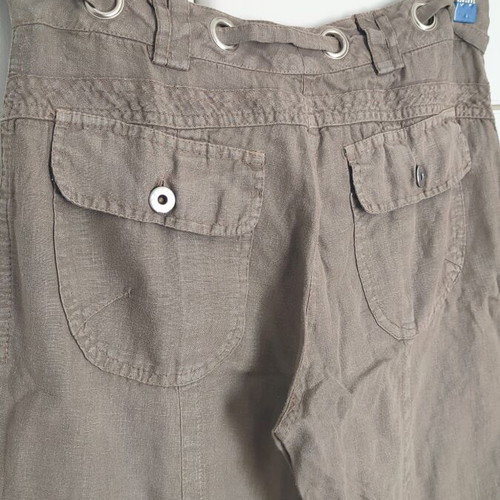 Linen pants Small gray Straight brand like new