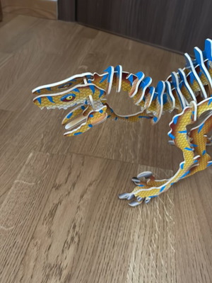 Dinosaur puzzle used