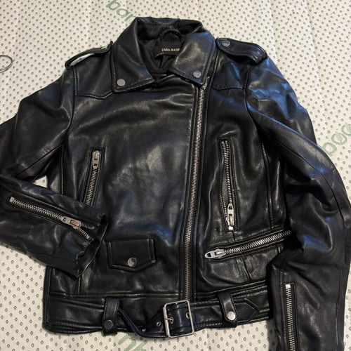 Zara jacket, size small, black