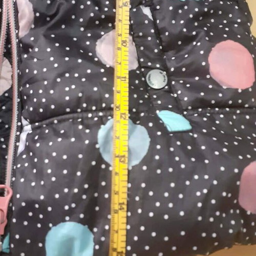 Zara BabyGirl Puffer Jacket with Hood like new, multicolor