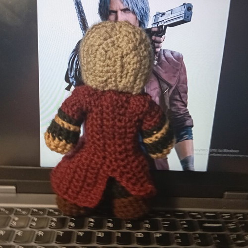Dante Sparda Crochet Plushie new from Devil May Cry