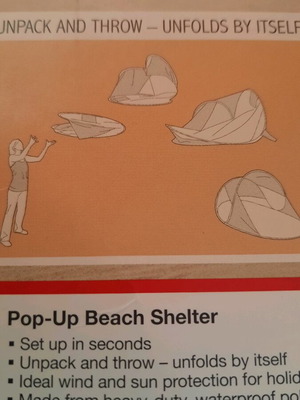 Beach tent like new