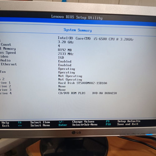 Lenovo ThinkCentre M900 Core i5-6500 επιτραπέζιος υπολογιστής σαν καινούργιος, 8GB RAM, 500GB HDD