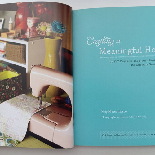 Crafting a Meaningful Home book like new, 27 DIY projects