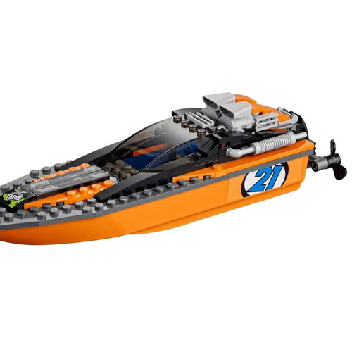 Lego City 60085 4x4 with Powerboat used set