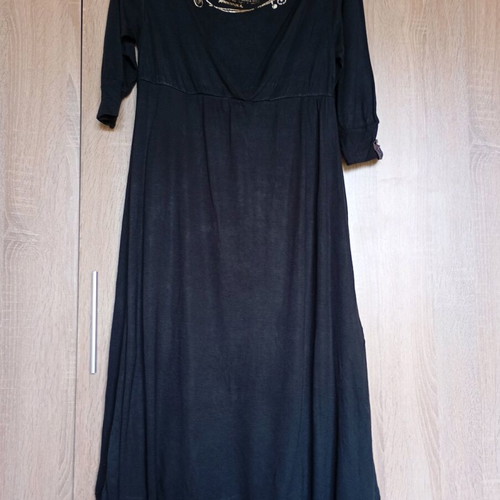Freesoul midi dress black used, missing belt