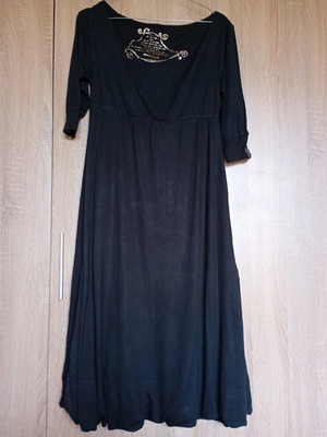 Freesoul midi dress black used, missing belt