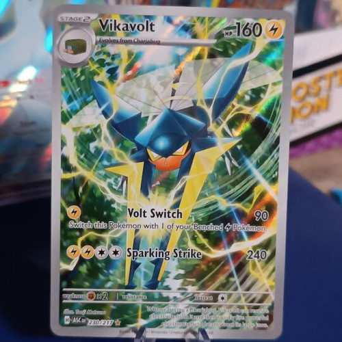 Vikavolt ASC 230 Ascended Heroes Pokemon TCG card near mint