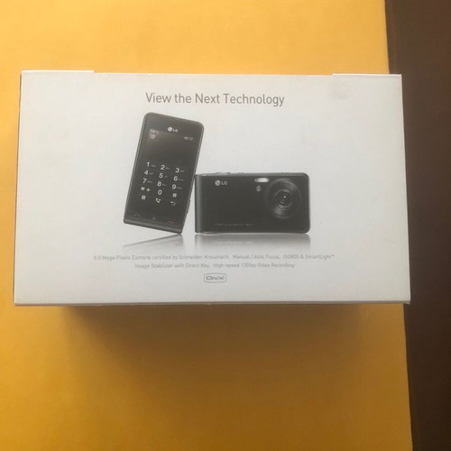 LG KU 990 phone new collectible unused with Schneider Kreuznach lens