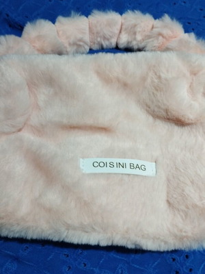 Toiletry bag fur cosmetic case new pink salmon