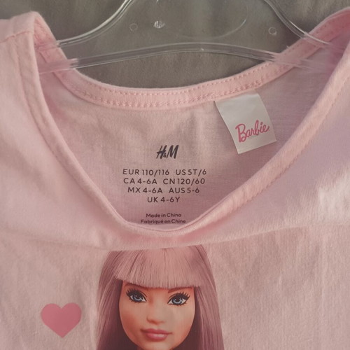 Barbie dress from H&M like new, pink, age 5