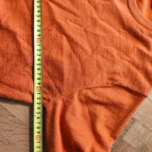 Rumford Venezia sweater orange size S new, wool blend