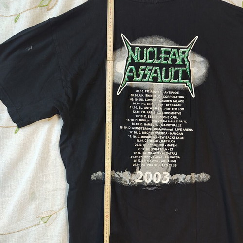 Nuclear Assault 2003 Tour Vintage T-shirt XL, Fiend