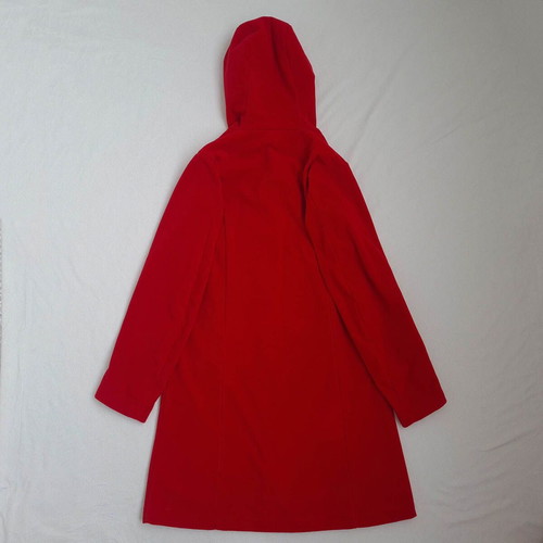 Tatonka women's fleece jacket with hood size 36 / S used, red