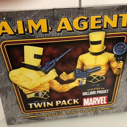 AIM Agents Twin Pack Bowen Bust set new, limited edition Marvel