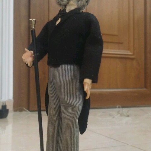 Vintage figure 70s-80s used, handmade construction