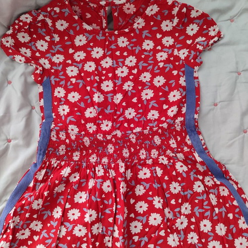 Mothercare Girl's Dress like new, size 116 cm, red multicolor