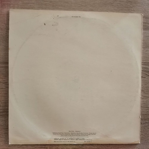 New Order Substance 1987 vinyl used, Greek pressing