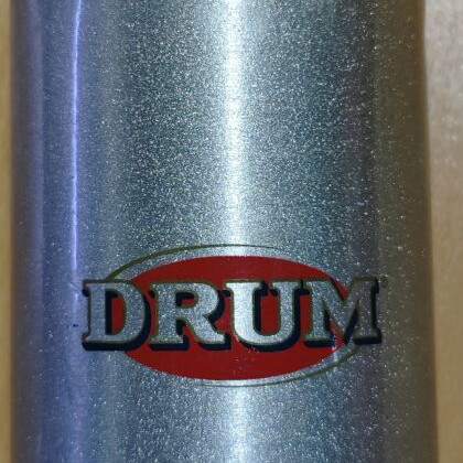 Drum metal water bottle 375ml with screw cap used