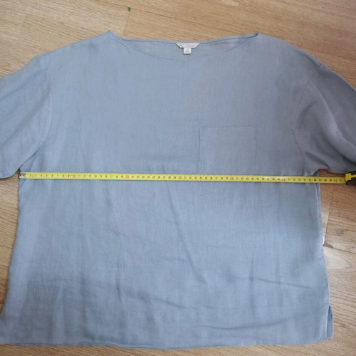 Gap summer linen top like new, grey, size Large