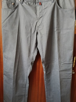 Pierre Cardin men's summer fabric pants like new, blue, W40 L32