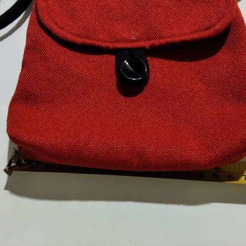 Red Shoulder Bag used, 17x17 cm