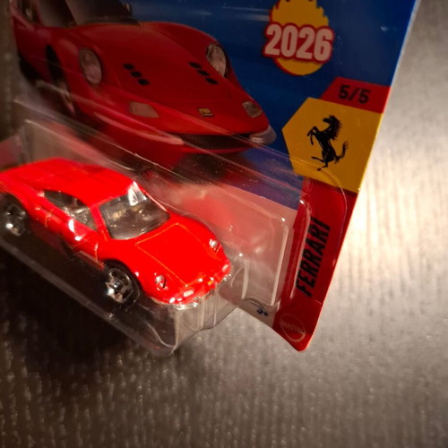 Ferrari Dino 206 GT Hot Wheels 2026 new in box
