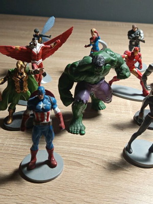 Marvel figures used, Disney store exclusive