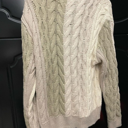 Zara knitted pullover like new in brown and beige colors