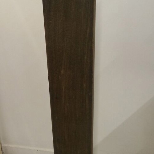 Lighting column square aluminum satin with E27 socket IP54, new