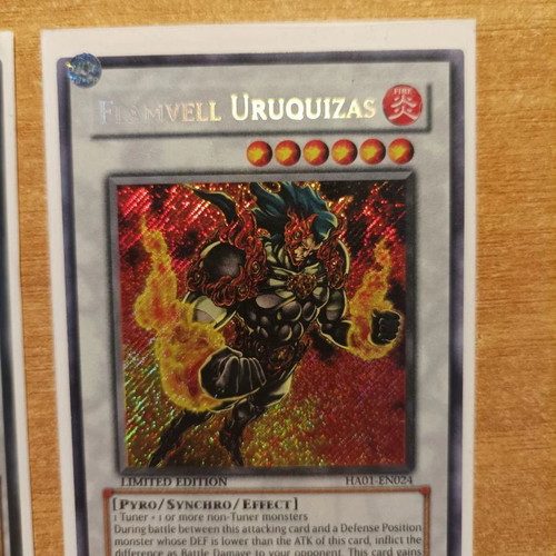 Flamvell Uruquizas limited edition secret rare like new