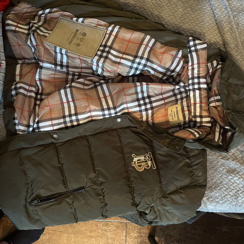 Burberry men's jacket, green, XXL