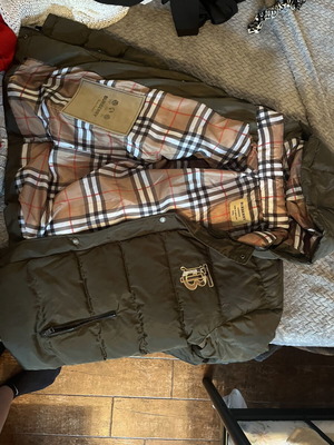 Burberry men's jacket, green, XXL