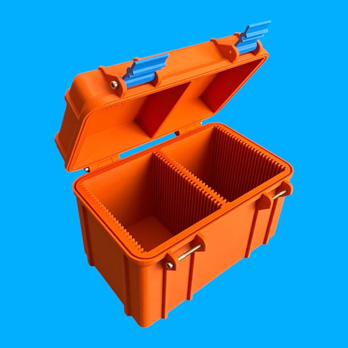 Charizard Pokémon card deckbox with top loaders, 3D printed