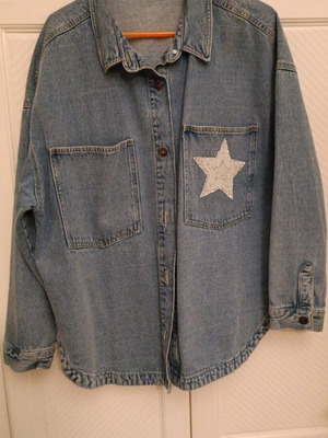 Esmara women's denim jacket like new, blue, sizes XXXL-4XL