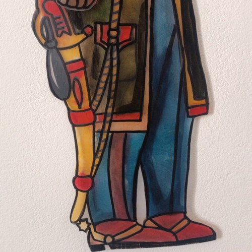 Shadow Theatre Figure Pashas like new, polypropylene 1.2 mm, 65 cm