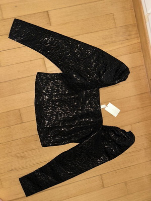 Blouse with Off-Shoulder Design New, Size M