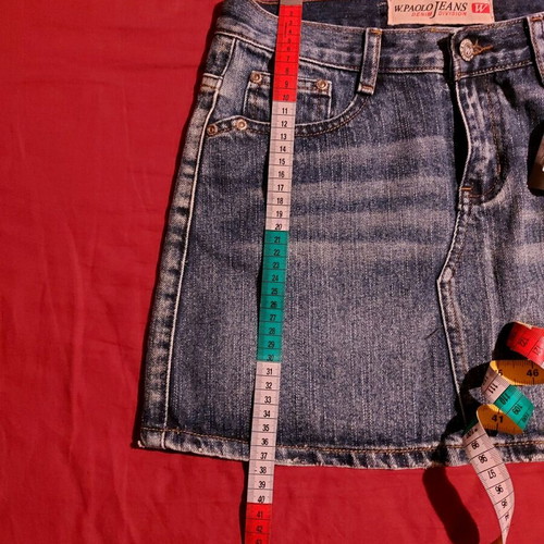 Denim mini skirt new, size S, blue