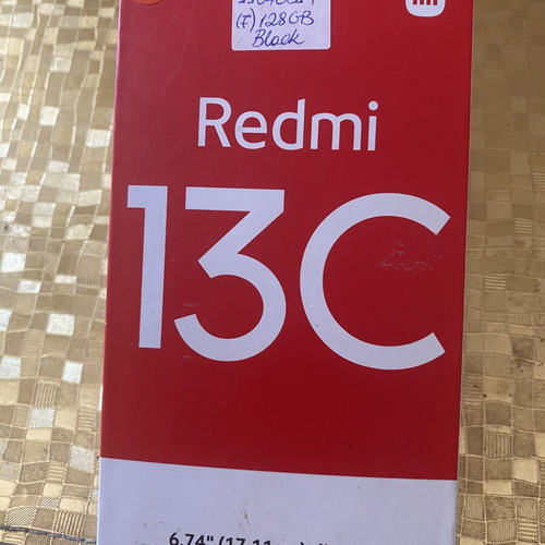 Redmi 13C smartphone new, black