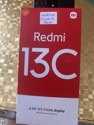 Redmi 13C smartphone new, black