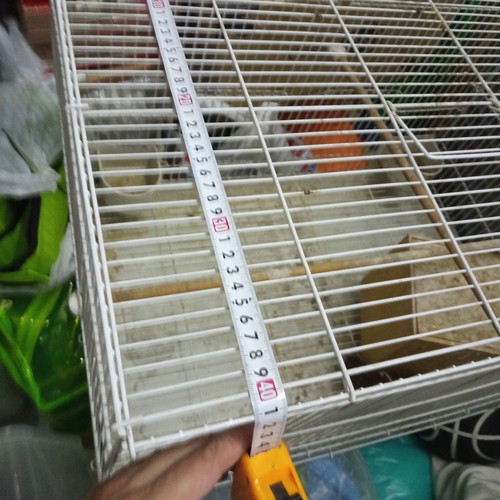 Birdcage used 60x40x40 with perches, waterers and feeders